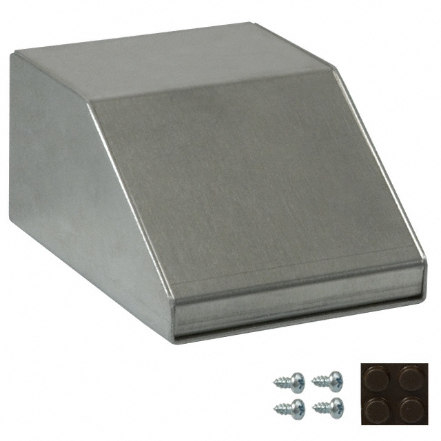 Console Metal, Aluminum Unpainted Slanted Top 4.000